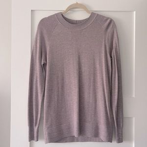 Lululemon sweater, sleeve detail, like new, perfect condition